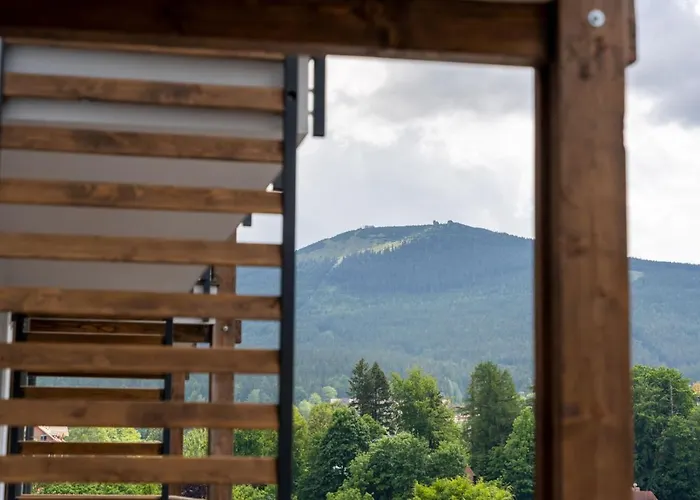 Lägenhet Szklarska - Kwiat Karkonoszy - Scisle Centrum - Widok Na Gory *